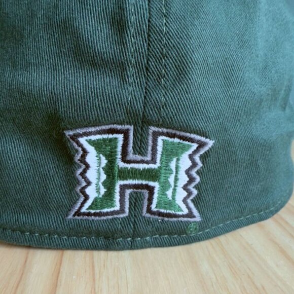 Top Of The World Hawaii University Rainbow Warriors Dk Green Hat Cap One Fit - Picture 6 of 10